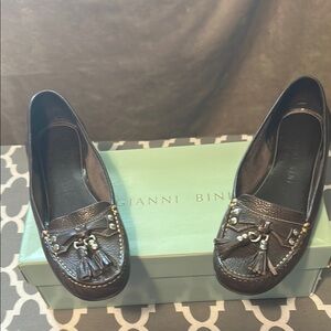 Gianni Bini Brown Flats Comfortable Loafers
